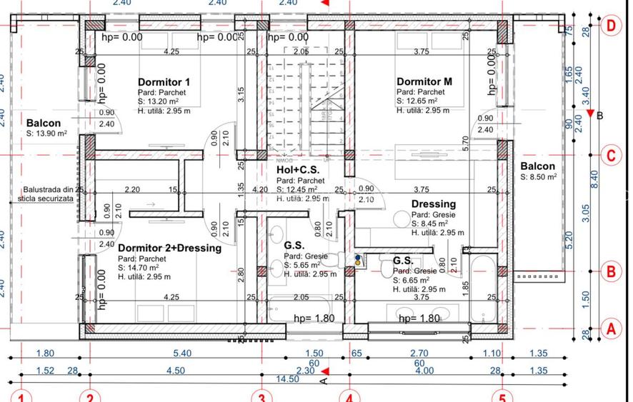 Copou Sararie . casa individuala , 210 mp + 500 mp teren - 7