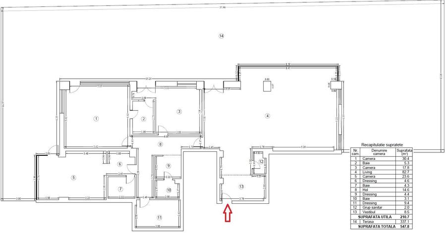 Apartament ultra-finisat 4 camere, 4 bai | gradina exclusiva 340mp - 1