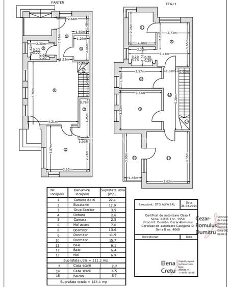 Vila tip duplex 4 camere,600 m de blv.,cartier linistit - 1