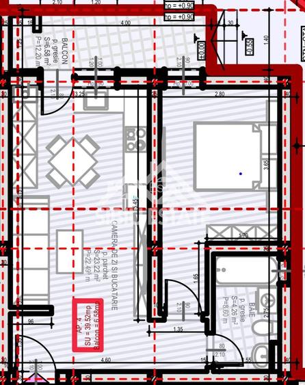Apartament modern 2 camere, pod amenajabil, balcon,  parcare inclusa - 12