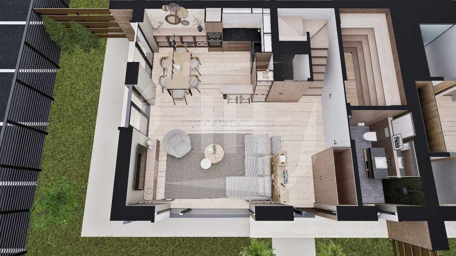 Casa cuplata, constructie noua, Parcul Poligon,  Floresti - 5