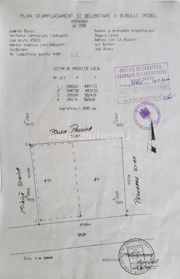 Vand teren Comana Balteni Judetul Buzau - 3