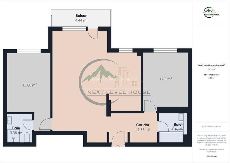 Apartament 3 camere, finalizat si intabulat, Victory casa Nobel - 7