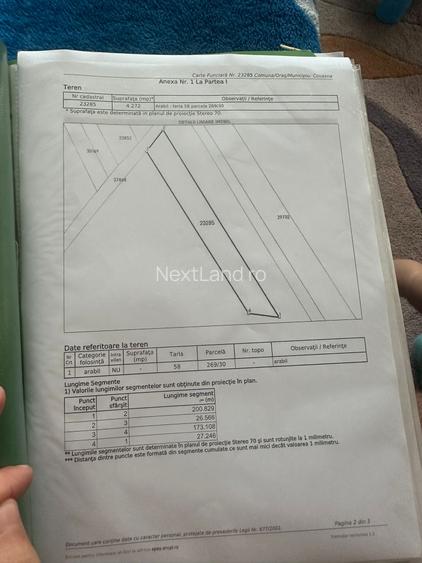 Teren investiție, 4272 mp , front 27 ml la DN, 26 ml la Centură Oraș - 1