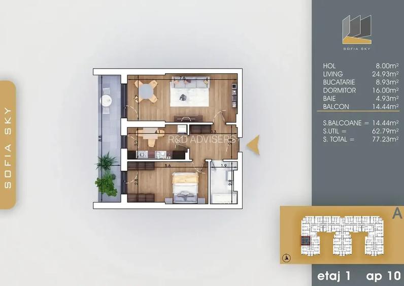 Apartament 2 camere Theodor Pallady, Nicolae Teclu - 5