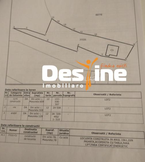 URICANI , CASA  78 MP,TEREN 1250 MP, 81.250 EURO - 8