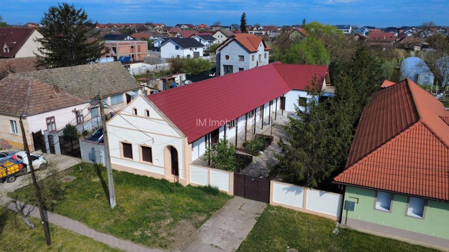 Comision 0 - Centru - Sanandrei - Casa renovata + teren 1850 mp - 2