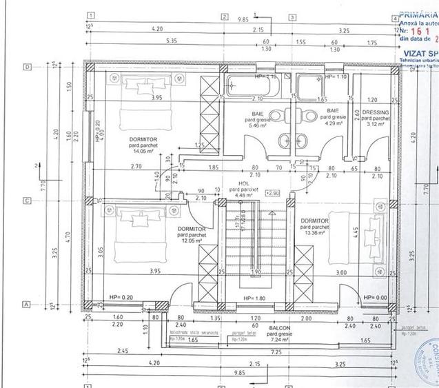 Vila P+E, 5 camere,3 bai,teren 418 mp,finisaje top, intabulata, toate utilitatil - 19