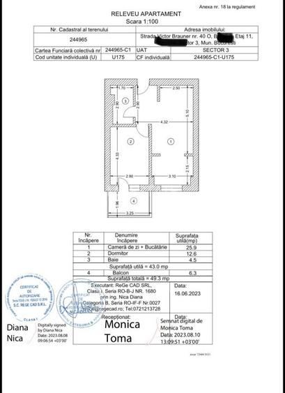 Apartament 2 Camere + Parcare / Hils Brauner / Metrou N Teclu/ Comision 0% - 10