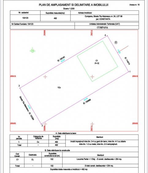 Vila P+1 Cumpănă , strada Titu Maiorescu - 2