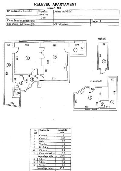 Apartament 2 camera | Vedere Parcul Floreasca | Etaj 4 - 9