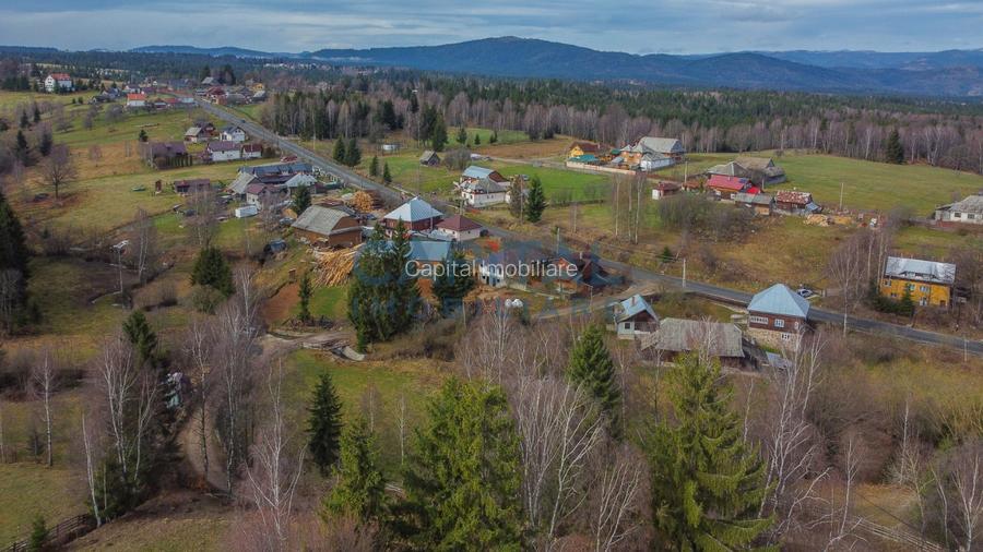 Teren constructie CABANA/CASA,  2980 MP cu utilitati, Dealu Negru, Calatele - 3