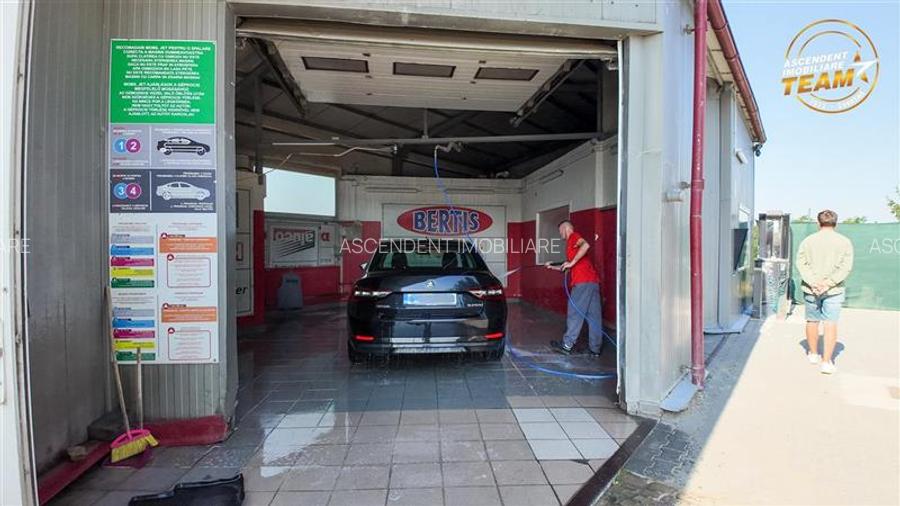 FILM! Spalatorie auto, echipata, +transfer afacere, zona circulata intens, Sfant - 15