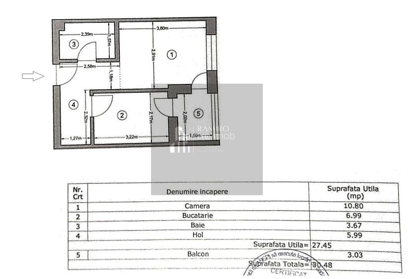 Garsoniera 31mp - centrala proprie - Drumul Binelui -Metalurgiei - 4