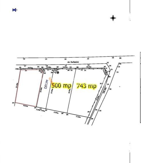 Teren intravilan 500 mp Stupini - 7