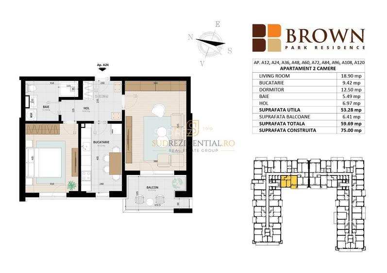 Stradal Bd Metalurgiei - Apartament decomandat cu 2 camere de vanzare - 1