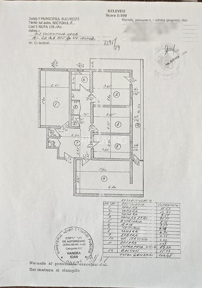 Apartament 4 camere, 100 mp, 5 min Metrou Obor – Spațios, 2 băi, balcon închis, - 1