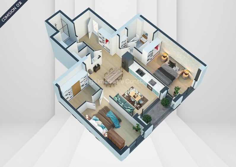 ✅A mai rămas un singur apartament la cheie| 180K TVA inclus · Etaj III - 1