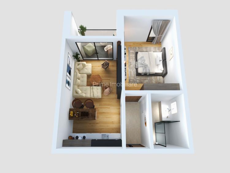 APARTAMENT 1 CAMERA, 40MP, ZONA LIDL CETATE ALBA IULIA - 5