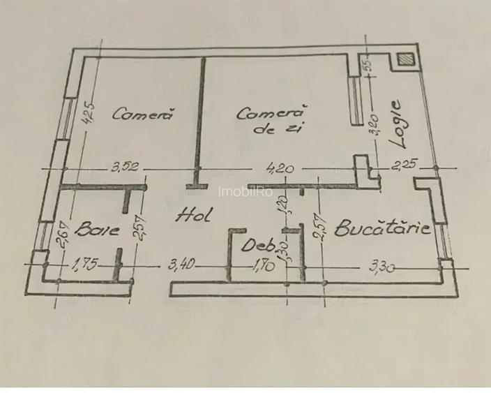 Apartament 2 camere - zona Frumoasa - Bd Poitiers - 9