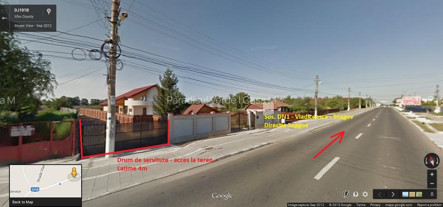 Snagov-Ciofliceni | Lot intravilan la bd. principal | Utilitati | Proprietar - 3