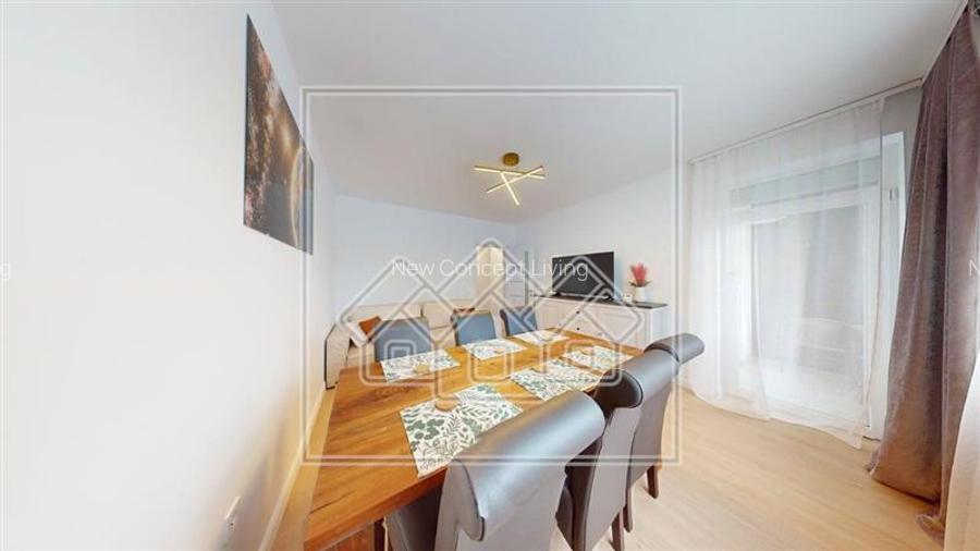 Apartament de vanzare in Sibiu - 3 camere,2 bai-decomandat-H. Coanda - 4