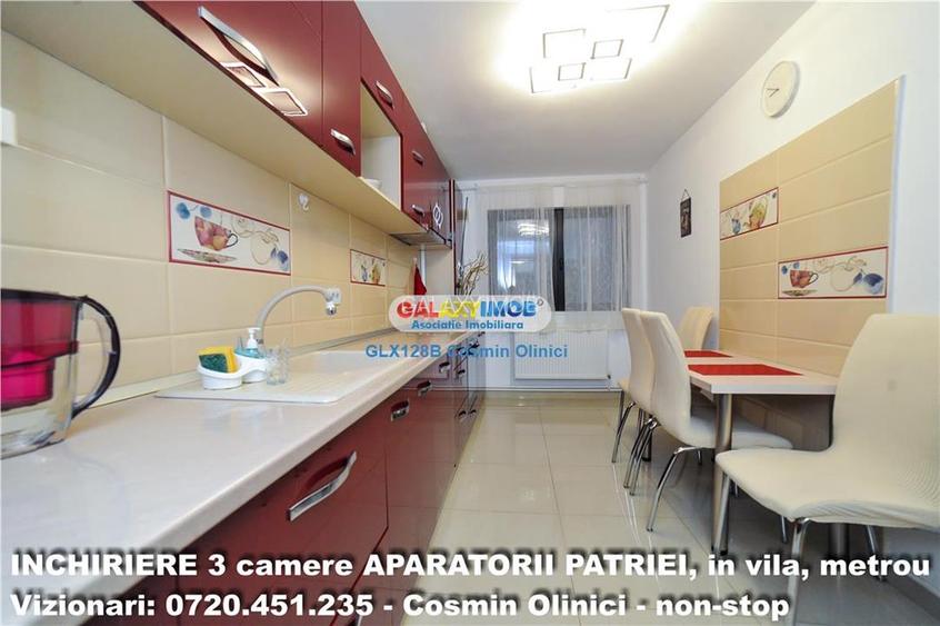INCHIRIERE 3 camere BERCENI - Aparatorii Patriei, metrou, in vila - 6