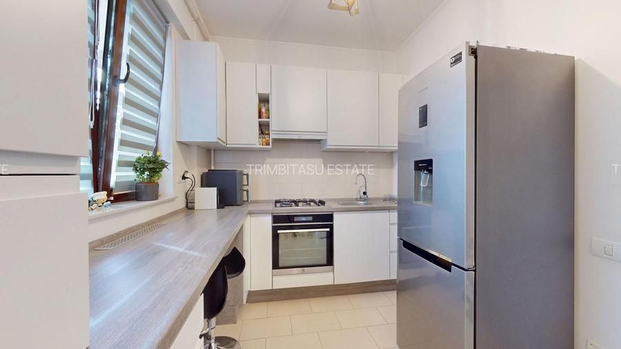 Apartament 2 camere mobilat - spatios 5 min metrou Straulesti - 11