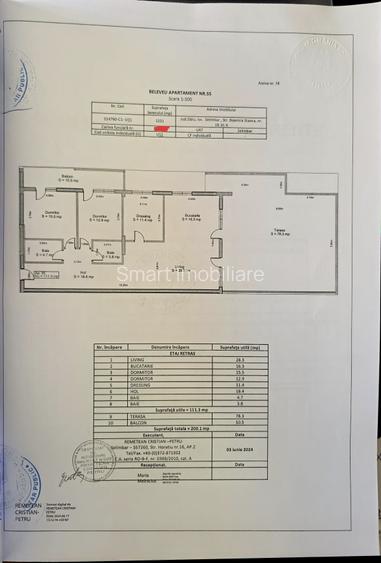 Penthouse 4 cam, terasa 78 mp, La Cheie, Doamna  Stanca-Selimbar - 2