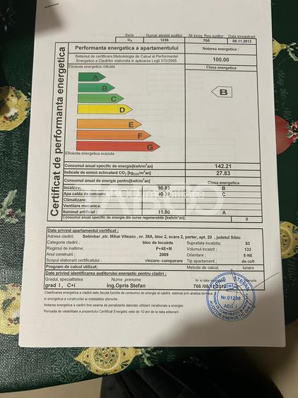 Apartament 2 camere de vanzare decomandat 54 mpu zona Selimbar - 10