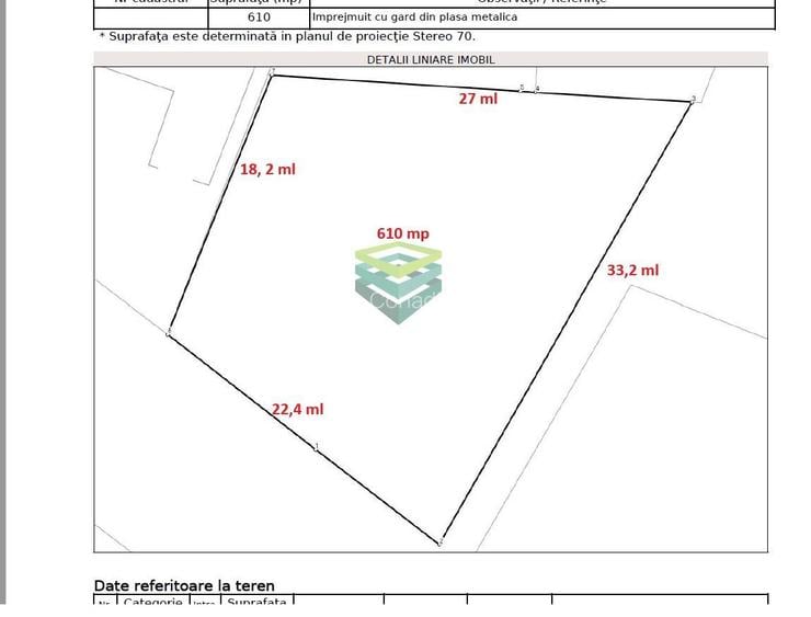 Teren unic - zona Erou Iancu Nicolae - 610 mp - 2