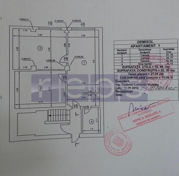 VANZARE 3 CAMERE | DEMISOL LUMINOS | 75 mp | ZONA DAMAROAIA - 10