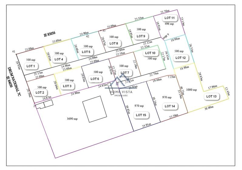Loturi de la 500 mp  - Drum 7 m  BAICULESTI - langa Primarie - 4