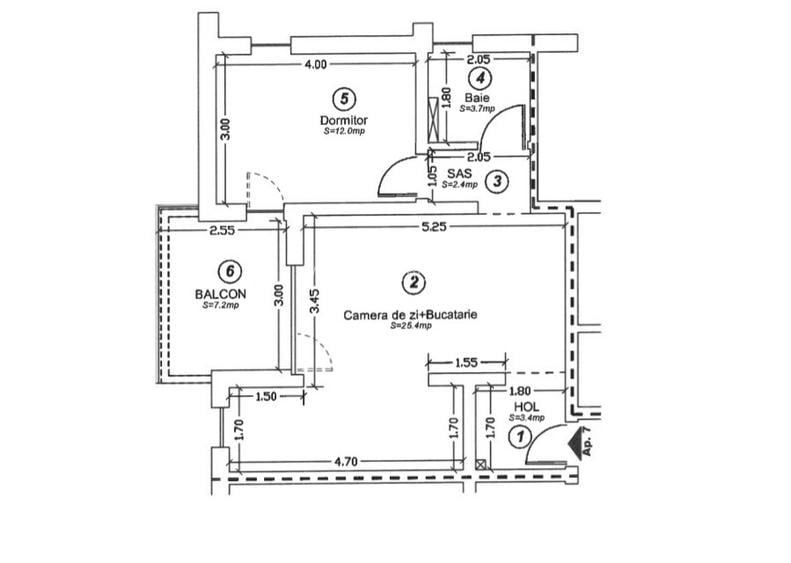 Apartament 2 camere, 49 mp utili, etaj 1, mobilat/utilat - Dumbravita - 10