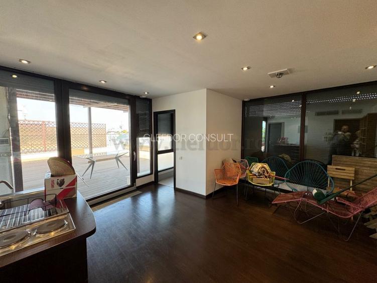 Aviatorilor - penthouse cu 5 camere de inchiriat, terasa 134mp - 14