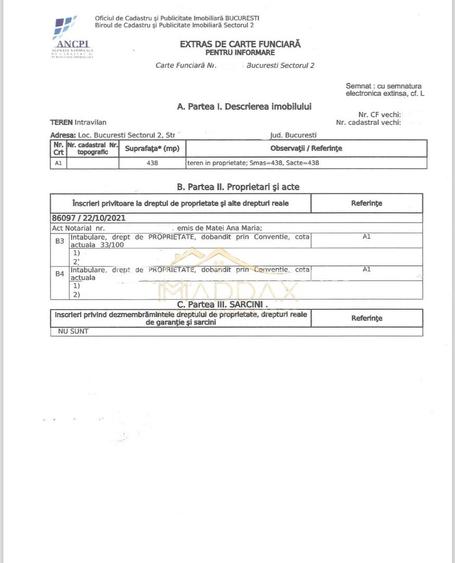 Teren intravilan ***438mp*** / PUD  // Floreasca - 1