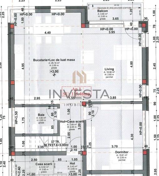 Apartament in vila! 4 camere suprafata utila 115 mp! Terasa de 34 mp! - 1