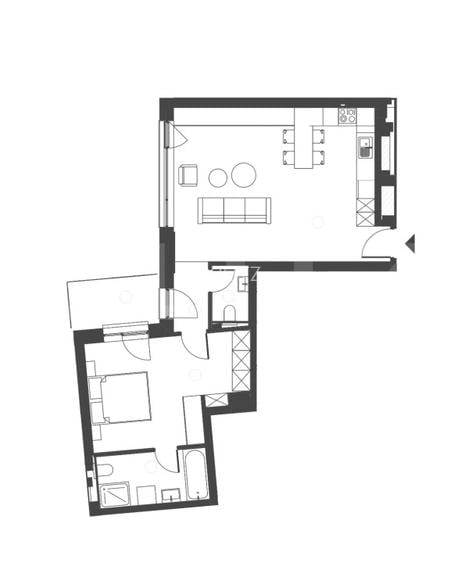 Comision 0 ! Apartament 2 camere, 2 Bai, Semicentral, 63 mp - 5