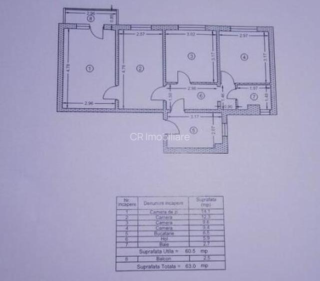 Apartament 4 camere conf 2 Nicolae Grigorescu - 3