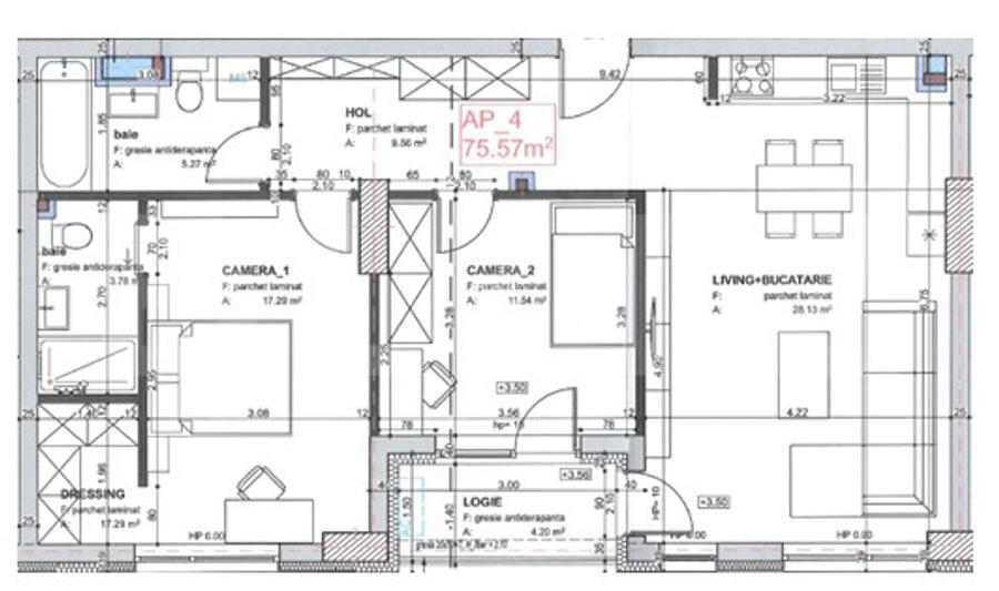 COMISION 0 | APARTAMENT 3 CAMERE | SEMICENTRAL | zona The OFFICE - 5