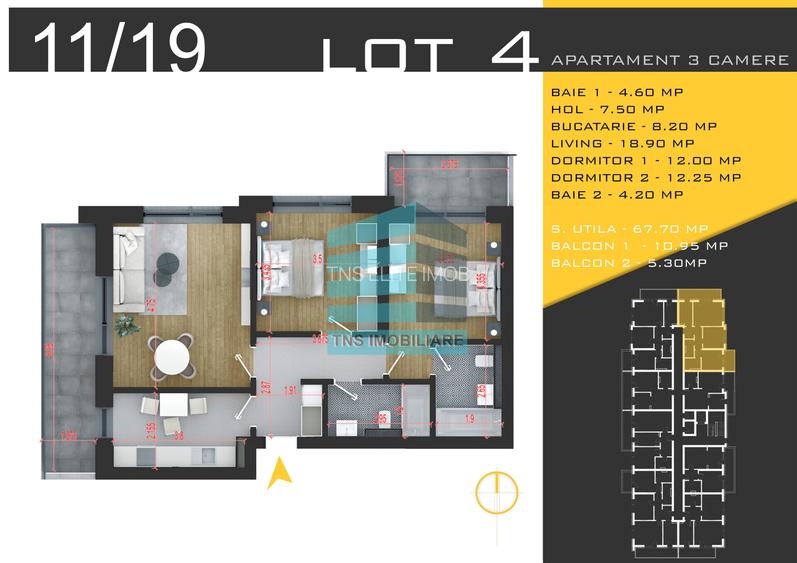 Apartament 3 Camere, 84 mp,Investiție Premium, Pallady – Acces Metrou - 6