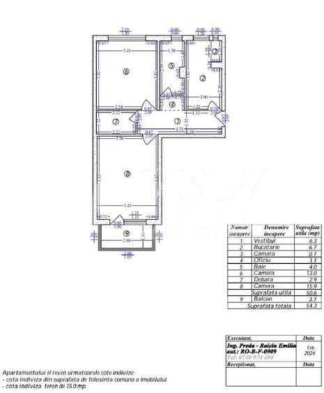 Apartament 2 camere, decomandat, zona Rahova - 11