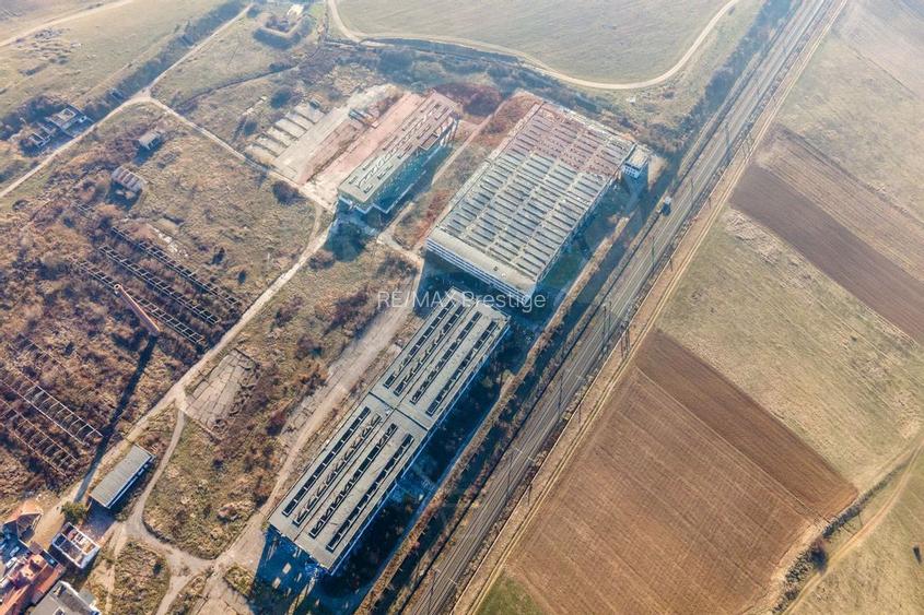 Teren industrial Orastie 13,5 ha cu hale fosta platforma industriala - 4