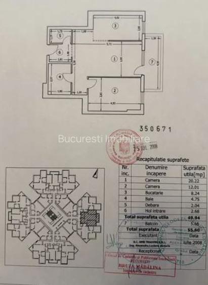 Apartament 2 Camere, Doamna Ghica,bl.2008,et.1/15,Amenajat centrala,.Liber - 8