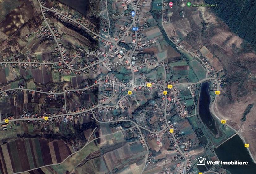 Suatu, teren intravilan, 1702 mp, la asfalt, apa, canal, curent - 4