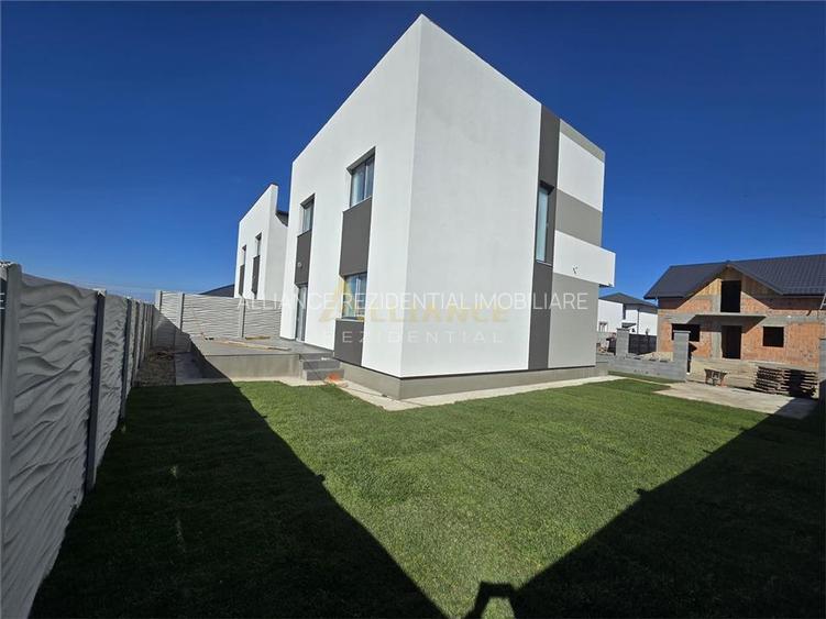 Vila mediteraneana - 4 camere - 2 bai - beci- 455mp teren - incalzire pardoseala - 10