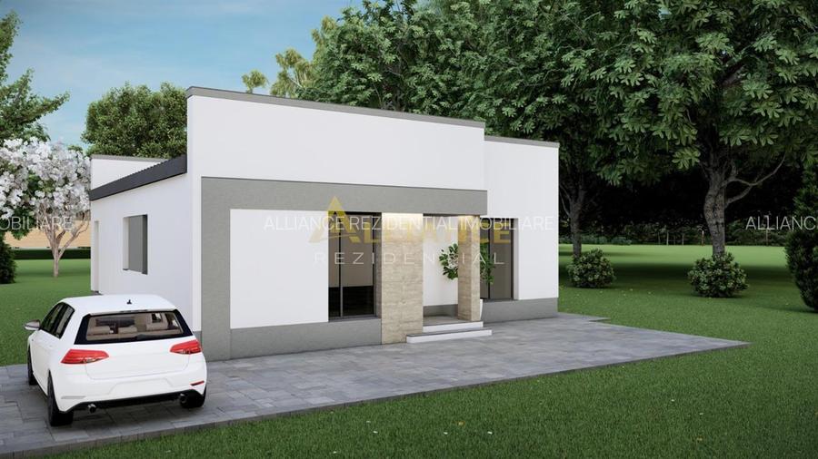 Casa Individuala - 4 camere - 2 bai - 500mp teren - 3