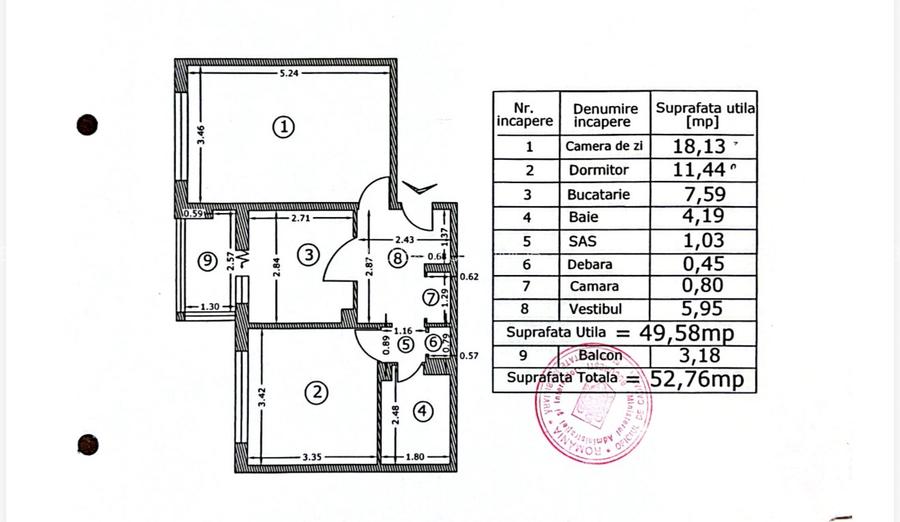 Apartament cu 2 camere situat in zona Aparatorii Patriei - 1