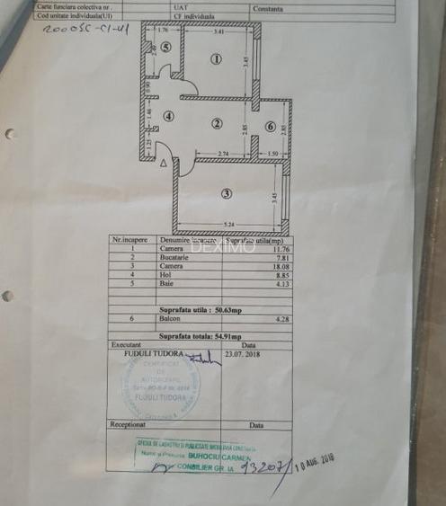 OCAZIE!!! KM 5 APARTAMENT CU 2 CAMERE MOBILAT SI UTILAT CENTRALA GAZE  - 13