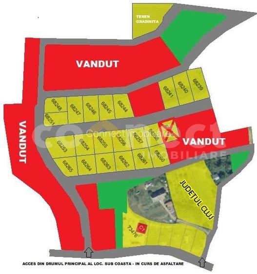 Teren 598mp Sub Coasta / Strada Principala - 5